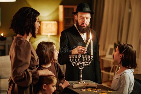 traditional jewish family stock image image  father