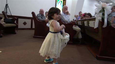a 3 year old cancer survivor served as a flower girl in her bone marrow