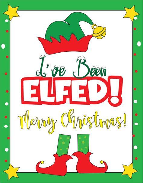 youve  elfed printables  spread holiday cheer leap