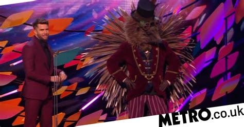 the masked singer joel dommett drops clues about hedgehog s identity metro news