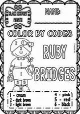 Kindergarten Coloring Ruby Bridges Sheets Pre History Month Printables Maths Template February Pages Cover sketch template