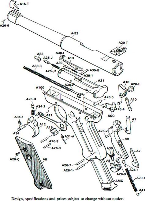 ruger mark automatic pistols parts assembly diagram  catalog  xxx hot girl
