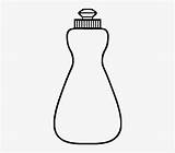 Bottle Soap Coloring Water Clip Pngkit sketch template