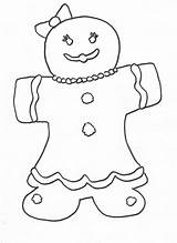 Gingerbread Coloring Man Girl Pages Christmas Color Bread Ginger Printable Boy Print Kids Drawing Mueller Elizabeth Created Pm Clipart Search sketch template