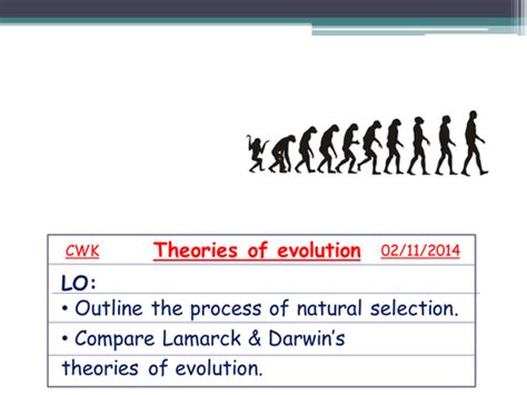 Theories Of Evolution Teaching Resources