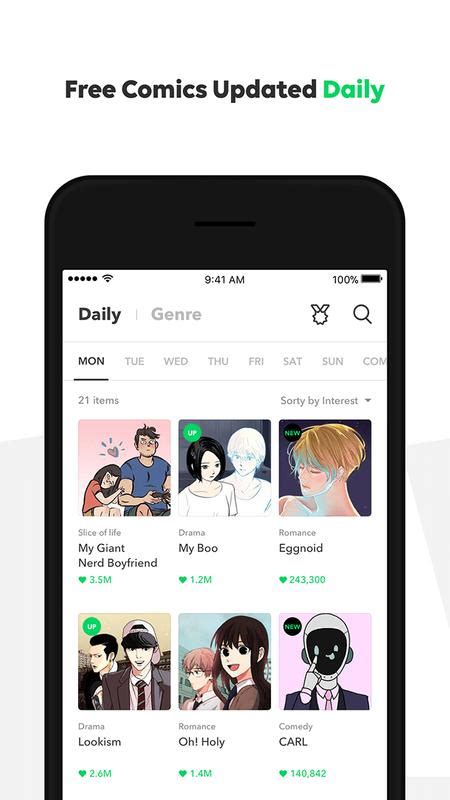 line webtoon free comics apk download free comics app for android