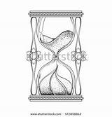 Hourglass Template Pages Coloring sketch template