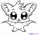 Coloring Pages Animals Anime Cute Getcolorings sketch template