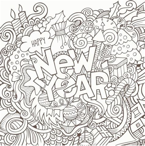 fun  years eve coloring pages  activity
