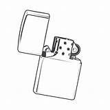 Zippo Lighter Monochromatic Snitovets Mockups Yellowimages sketch template