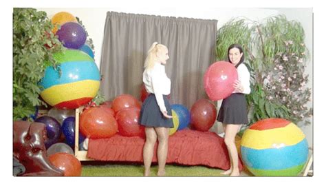 galas balloons and fetish clips sisters punish looner