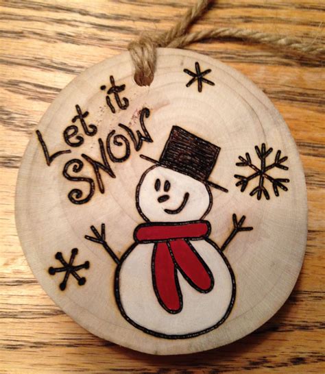 painted wooden christmas ornaments