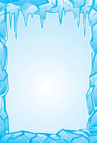 ice border stock illustration  image  istock