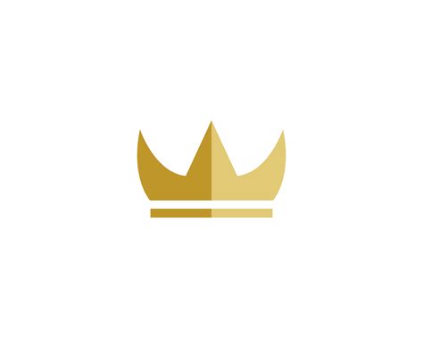 golden crown logo vectors  vector art  vecteezy