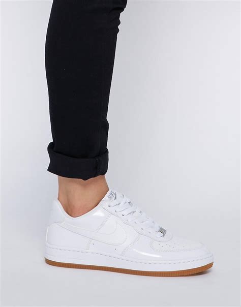nike nike air force  white airness trainers  asos