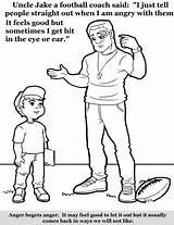 Anger Coloring Pages Parent Guide Helping Children Slideshow Teacher Printable sketch template