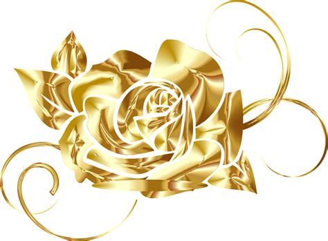 rose golden gold  vector graphic  pixabay