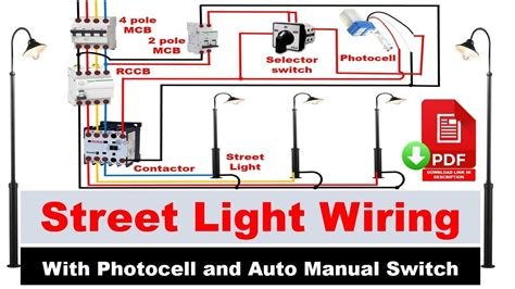 street light wiring connection  sensor photocell wiring diagram electrical technician