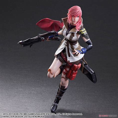 Dissidia Final Fantasy Play Arts Kai Lightning Completed Item Picture6