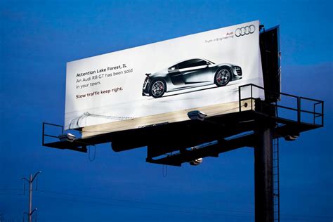 iconic automotive billboard ads