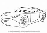 Cruz Ramirez Cars Drawing Draw Step Disney Characters Cartoon Pixar Coloring Pages Lessons Tutorials Tutorial Template sketch template