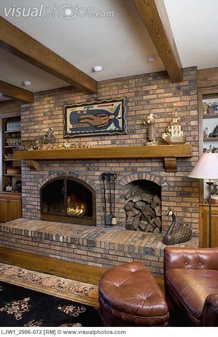 fireplace  wood box fireplaces raised hearth brick