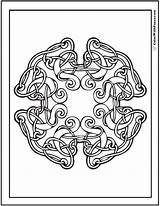 Celtic Coloring Pages Colorwithfuzzy Irish Scottish Printable Color Knot Designs Shadows Adult Colouring sketch template