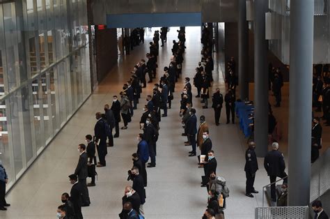college point ceremony installs   nypd recruits qnscom
