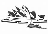 Sydney Opera Coloring House Large sketch template