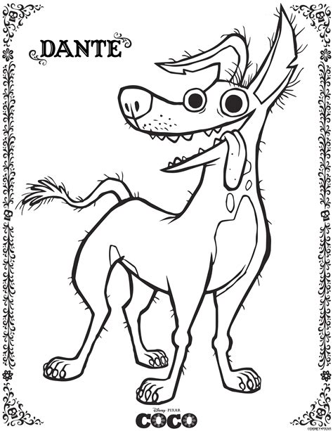 disney pixars coco preview  coloring pages   family fun craft