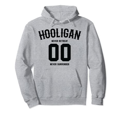 hooligan jersey style hoodie  hooligan built clothing ln lntee