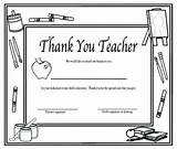 Coloring Teacher Thank Teachers Printable Pages Sheet sketch template