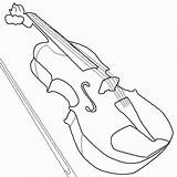 Violin Instrumentos Instrument Musicales Violín Violon Violoncelle Colorear Instrumento Archet sketch template