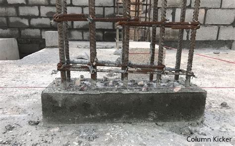 concrete column kickers structural guide