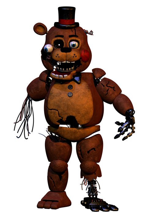 withered freddy model   fivenightsatfreddys