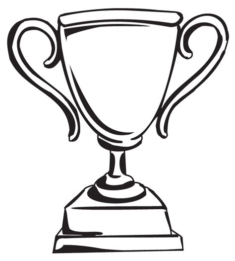trophy template clipart