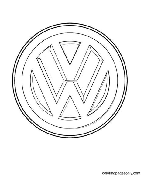 printable car logo coloring pages