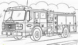Coloring Fire Truck Marshall Vehicle Engine Print Pages Divyajanani Tablet sketch template