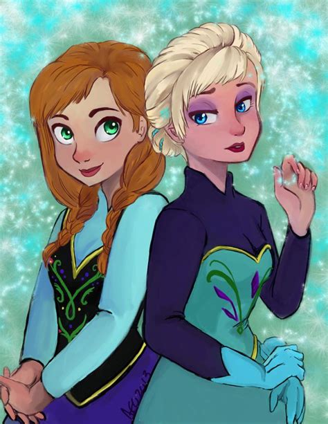 Anna And Elsa Frozen Fan Art 35596546 Fanpop Page 16