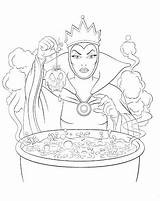 Disney Coloring Pages Villains Snow Coloriage Adult Halloween Dessin Sheets Book Printable Adults Queen Kids Printables Keywordpicture Colouring Evil Books sketch template