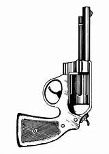 Revolver Coloring Printable Pages sketch template