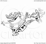 Enthusiastic Dragging Daughter Mother Around Her Toonaday Royalty Outline Theme Illustration Cartoon Park Rf Clip Clipart sketch template