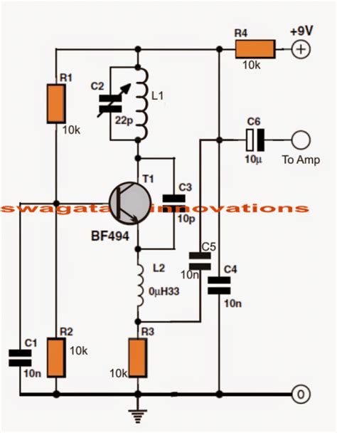 radio receiver circuit diagram