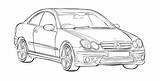 Mercedes Coloring Benz Pages Car Clk Cars Kids Choose Board sketch template
