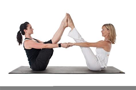 fun partner yoga poses  build trust  communication