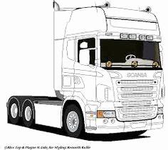 pin  nataliq  scania  serie cars coloring pages truck coloring