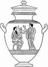 Vaso Vases Greci Vasi Greca Antica Grega Grecs Grecia Vasos Gregos Grego Antiga Grec Greco Griegos Griega Mitologia Grecque Poterie sketch template