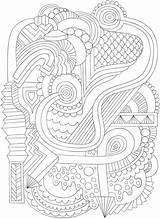 Coloring Doverpublications Choose Board Passport Dover Dazzle Publications Bliss Calm Book Pages sketch template