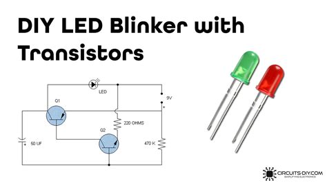 led blinker   transistors