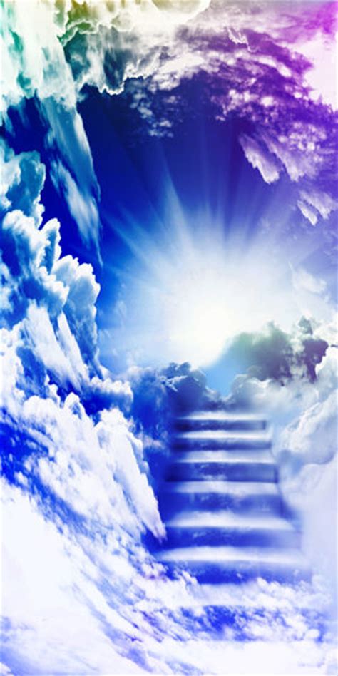 Stairway To Heaven Graphic Illustration Art Prints And
